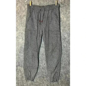 Anthropologie Gray White Speckle Lyocell Joggers XS